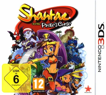 Shantae and the Pirates Curse (USA) box cover front